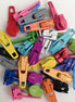 Candy Color Zipper Pulls Assorted