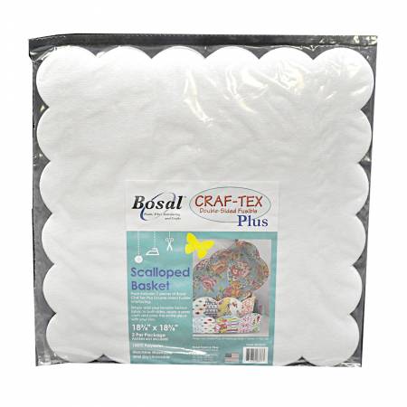 Craf-Tex Double Sided Fusible Scalloped 2pk