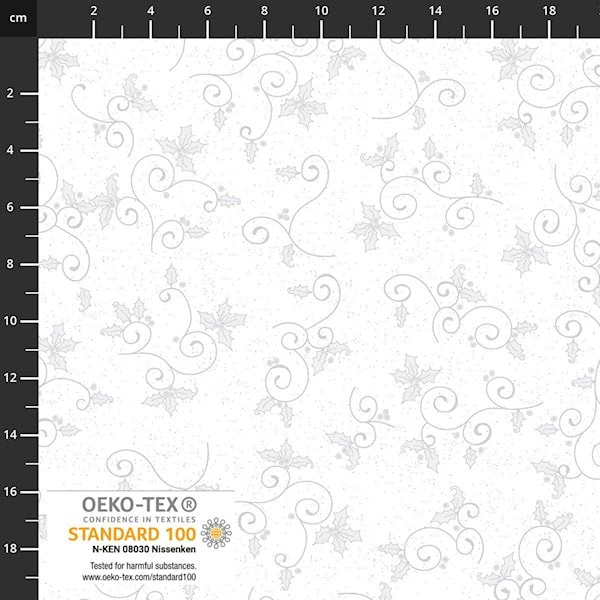 We Love Christmas White/Silver 105