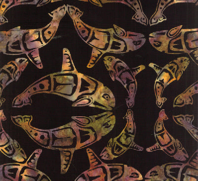 Alaskan Chop Killer Whale Totemic in Sugarplum