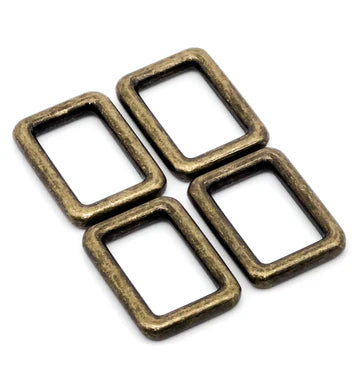 Rectangle Ring 1" in Bronze