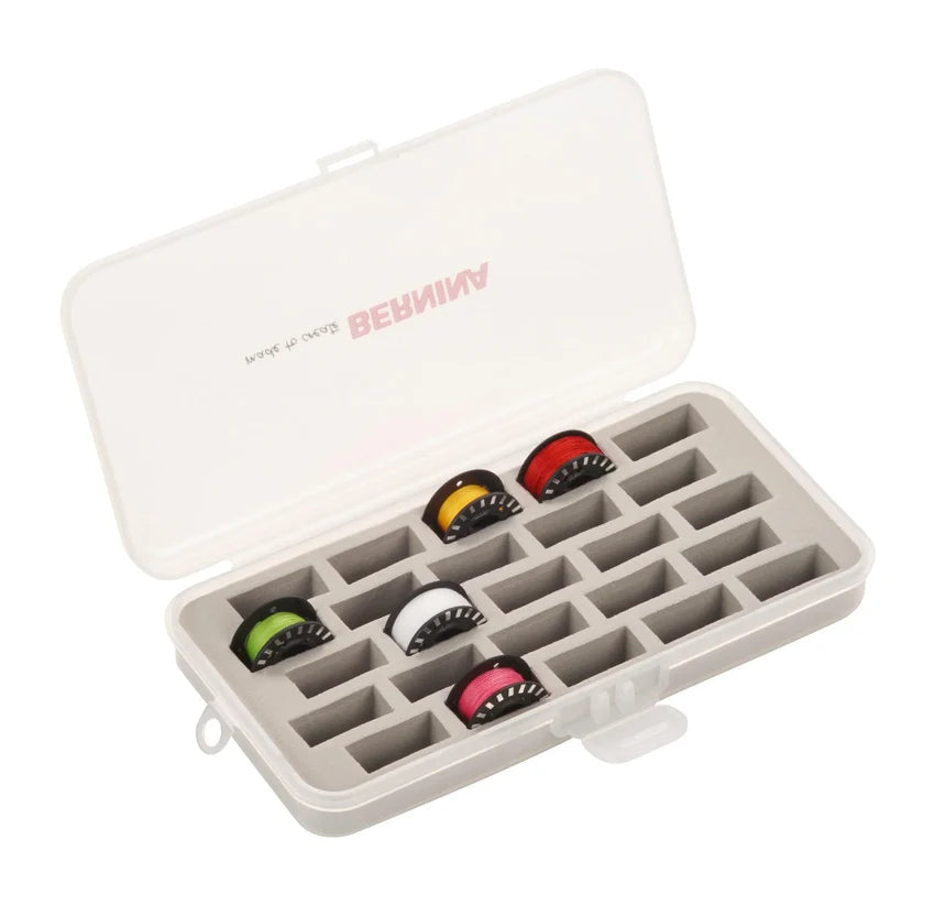 Bernina Bobbin Box w/ 4,5,7 Bobbins