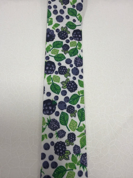 Bias Tape Fruit Blueberry