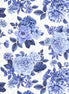 China Blue - White Blooming Blues