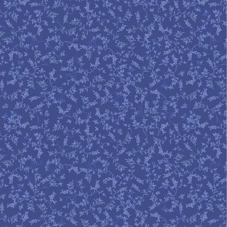 China Blue - Cobalt Flowing Vine