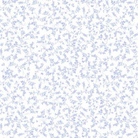 China Blue - Soft Blue Flowing Vine