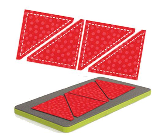 GO! Half Square-3" finished triangle