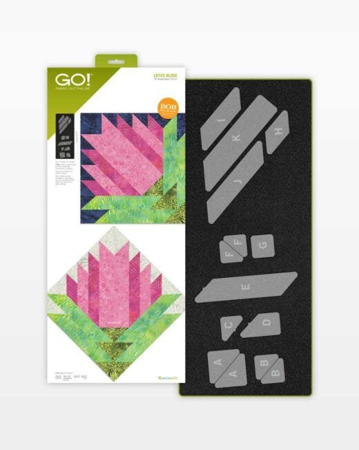 Go! Lotus Block 10" Finished