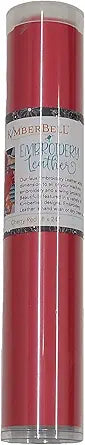 Kimberbell Embroidery Leather Cherry Red