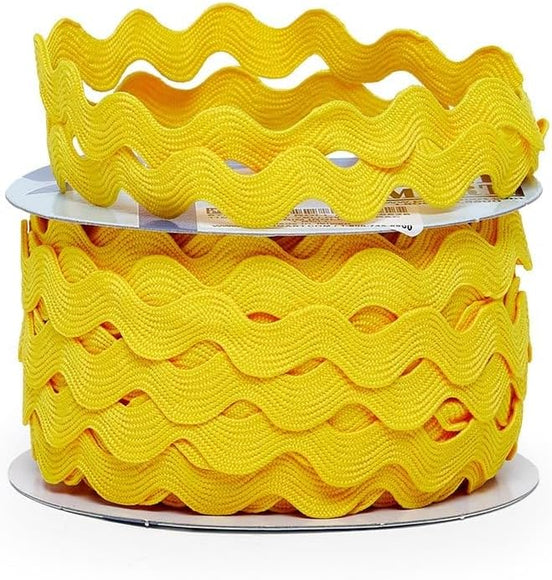 Ric Rac Yellow 3/4" 100% Cotton