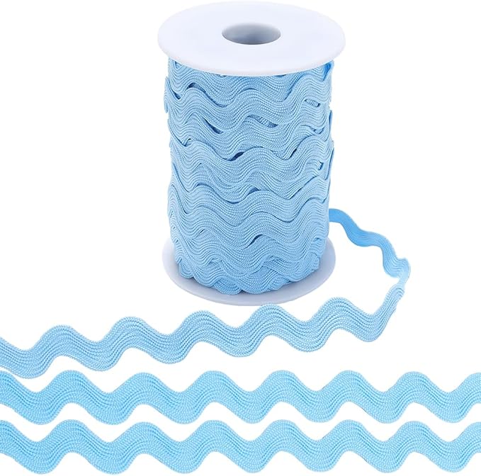 Ric Rac Sky Blue 3/4" 100% Cotton