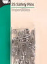 Dritz Pins Nickel 25ct Assorted Sizes