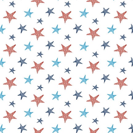 Liberty For All White w/ Stars