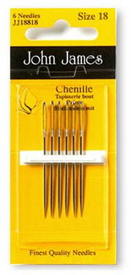 John James Chenille #18 Blister Pack