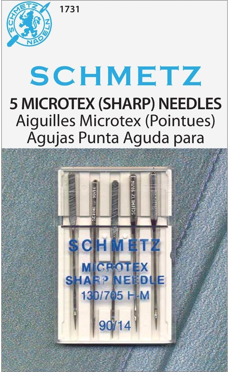 Schmetz Needle 90/14 Sharp Microtex (5 pk)
