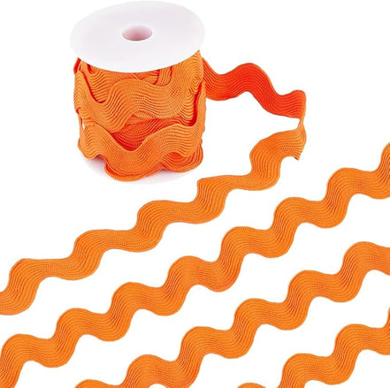 Ric Rac Orange 3/8" 100% Cotton