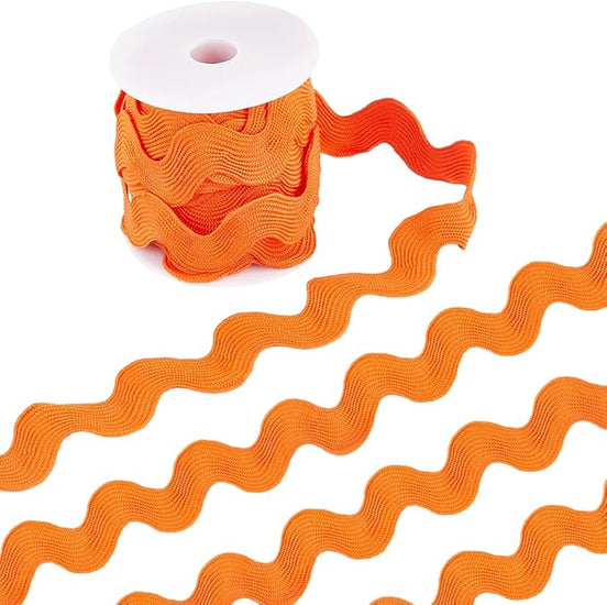 Ric Rac Orange 3/8" 100% Cotton