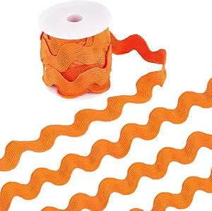 Ric Rac Orange 1 3/8" 100% Cotton