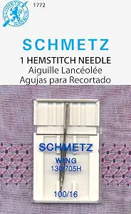 Schmetz Needle100/16 Hemstitch