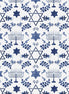Clearance Love & Light Off-White Star of David with Menorahs