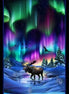 Aurora Northern Lights 24" Panels-Black