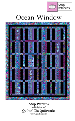 Ocean Window Strip Quilt Pattern