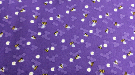 Springtime Pollinators Dk Purple