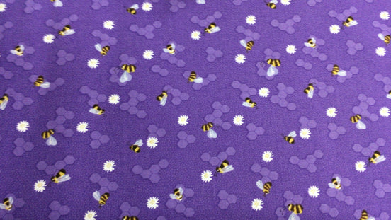 Springtime Pollinators Dk Purple