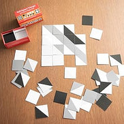 Half-Square Triangle Quilt Block Design Deck