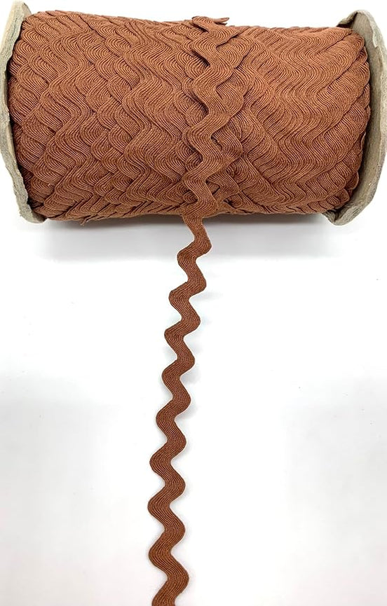 Ric Rac Brown 3/8" 100% Cotton