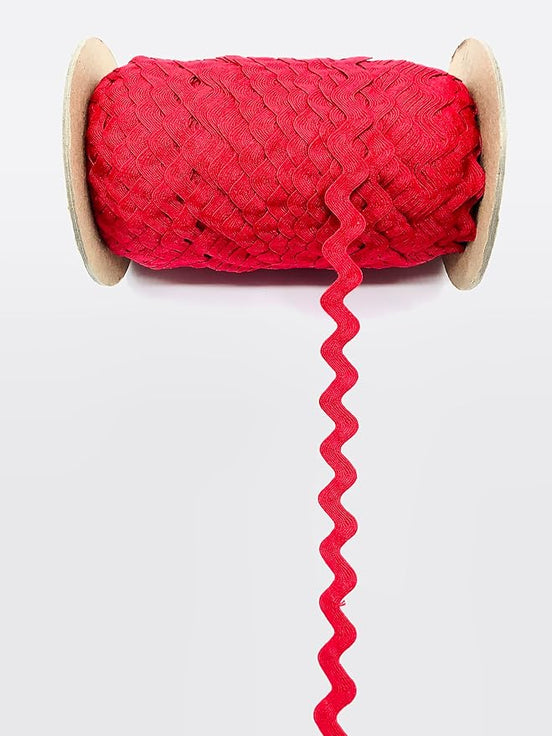 Ric Rac Red 3/4" 100% Cotton