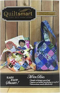 QuiltSmartMidi Bag Pack-Interfacing & Pattern