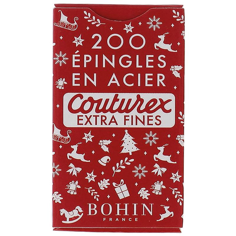 X-Fine Pins 200ct Christmas R&W 99969 Bohin#1