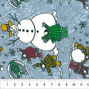 Arctic Fun Snowmen Steel Glaze