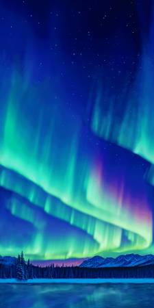 Multi Northern Lights 108in Wide Back