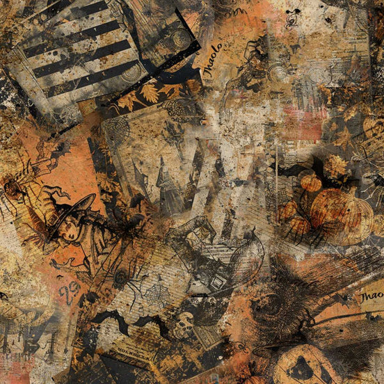 Scary Spice Paper Collage