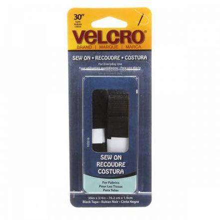 Velcro brand Strip Black 3/4in x 30in