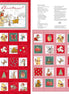 Christmas at Pooh Corner Advent Calendar Panel 36"x43"