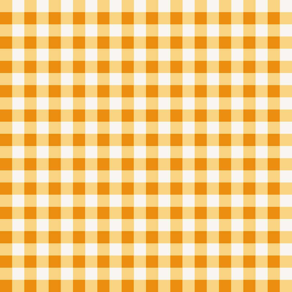 Haunted Acre Wood Orange Gingham