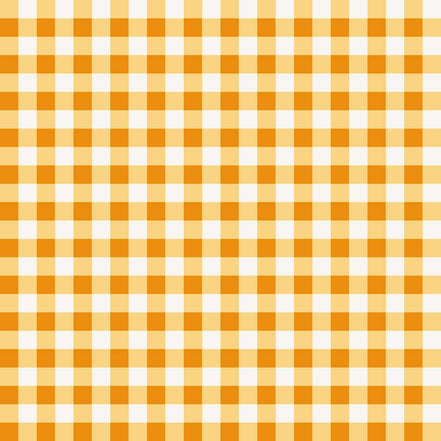 Haunted Acre Wood Orange Gingham