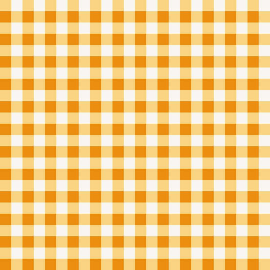 Haunted Acre Wood Orange Gingham