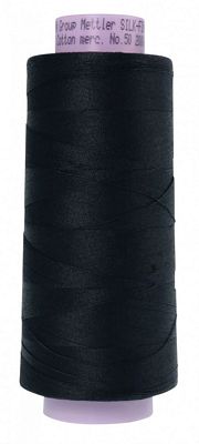 Mettler Silk Finish 50wt 1829m #4000 Black