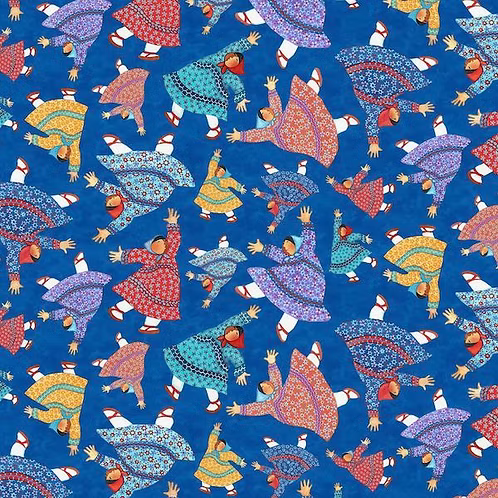 Quilts & Kuspuks KUSPUK DANCERS Blue