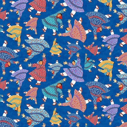 Quilts & Kuspuks KUSPUK DANCERS Blue