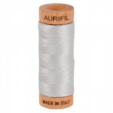 Mako Aurifil Solid 80wt 300yds Aluminium