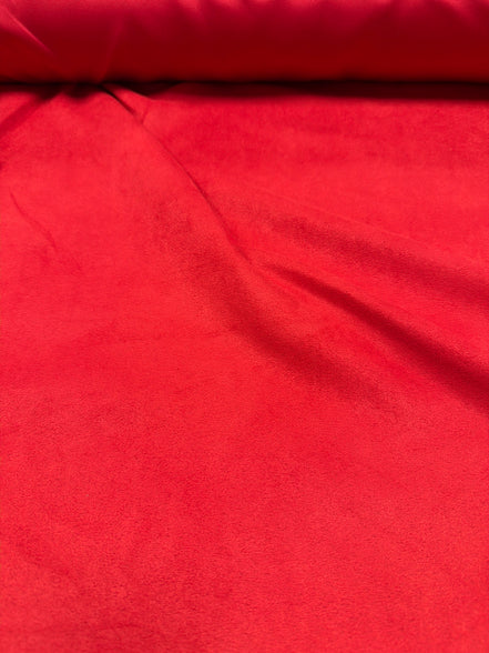 Microsuede - Chinese Red