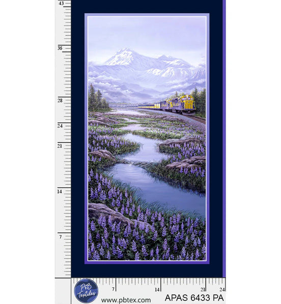 Aurora's Passage Great Land Passage Panel 24" x 43