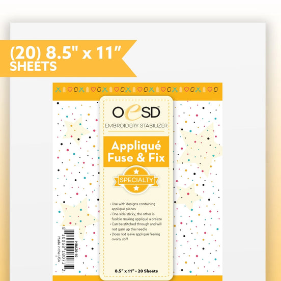 Applique Fuse & Fix Embroidery Stabilizer