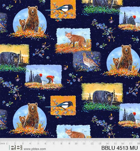 Bountiful Blueberries Animals & People