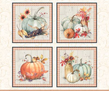 Bountiful Harvest Blocks Panel 36" by 44"